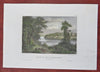 St. Croix River Minnesota City View c. 1850 Meyer engraved print