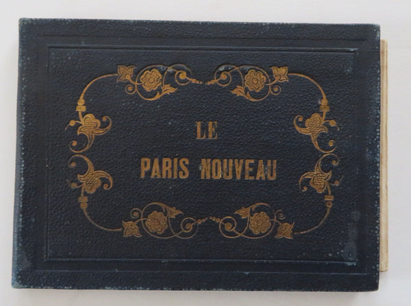 Paris Nouveau Street Scenes Architecture c.1850 pictorial souvenir tourist album