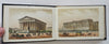 Paris Nouveau Street Scenes Architecture c.1850 pictorial souvenir tourist album