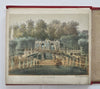 Versailles French Royal Palace Gardens Trianon c. 1840's fine color litho album