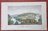 Autumnal Landscape Connecticut & Deerfield Rivers Mass. c. 1880 lithograph print