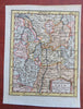 Upper & Lower Rhine Provinces Germany Holy Roman Empire 1714 detailed map