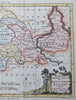 Lower Saxony Germany Holy Roman Empire Magdeburg Hanover 1757 Kitchin map