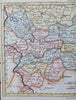 Lower Saxony Germany Holy Roman Empire Magdeburg Hanover 1757 Kitchin map