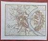 Dresden Saxony Holy Roman Empire Germany 1792 Neele engraved city plan