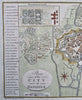 Hanover Holy Roman Empire Germany Herrennhausen Palace 1792 Neele city plan map