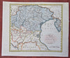 Venetian Republic Northern Italy Padua Mantua Verona 1795 Neele engraved map