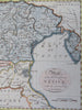 Venetian Republic Northern Italy Padua Mantua Verona 1795 Neele engraved map