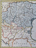 Venetian Republic Northern Italy Padua Mantua Verona 1795 Neele engraved map