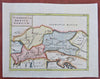 Roman Empire Rhaetia Noricum Vindelicia Alps c. 1790 historical map