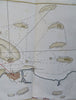 Vera Cruz Mexico Island of Sacrifices 1827 Blunt Nautical Coastal Survey Map