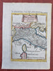 Roman Empire Northern Italy Cisalpine Gaul Mediolanum 1685 Mallet historical map