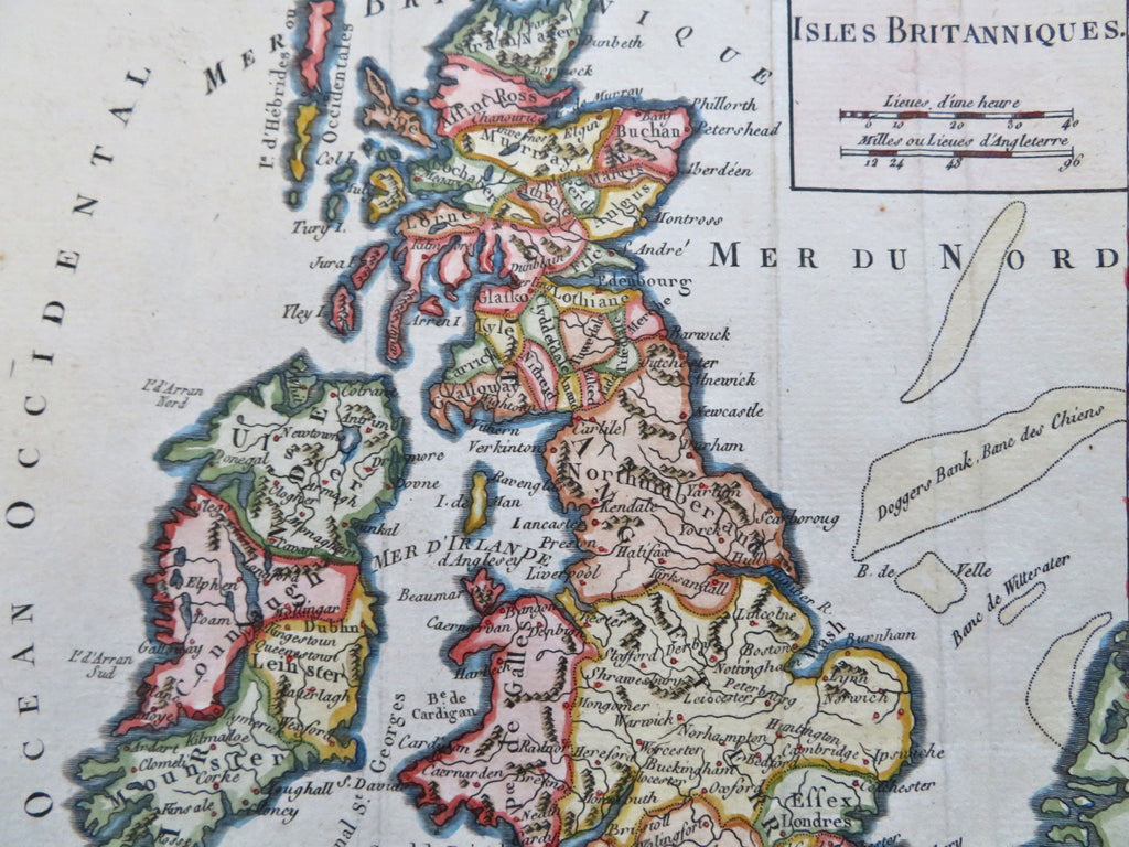 British Isles Ireland England Wales Scotland London Edinburgh Dublin 1809 map