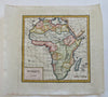 Africa Morocco Egypt Abyssinia Madagascar Senegal Gambia 1809 engraved map