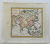 Asia Ottoman Empire Arabia Mughal India Qing China Japan 1809 engraved map