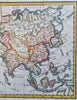 Asia Ottoman Empire Arabia Mughal India Qing China Japan 1809 engraved map