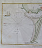 Annis Squam Harbor Ipswich Bay Mass. 1833 Blunt coastal survey nautical map