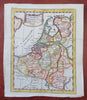 United Provinces Netherlands Holland Artois Belgium Luxembourg 1774 engraved map