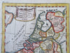 United Provinces Netherlands Holland Artois Belgium Luxembourg 1774 engraved map