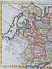 Russia in Europe Muscovy Novgorod Ukraine Poland 1757 Jefferys engraved map