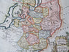 Russia in Europe Muscovy Novgorod Ukraine Poland 1757 Jefferys engraved map