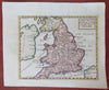 England & Wales United Kingdom London Cardiff York 1749 engraved map