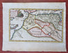 Barbary Coast North Africa Morocco Algeria Atlas Mountains 1711 decorative map