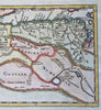 Barbary Coast North Africa Morocco Algeria Atlas Mountains 1711 decorative map