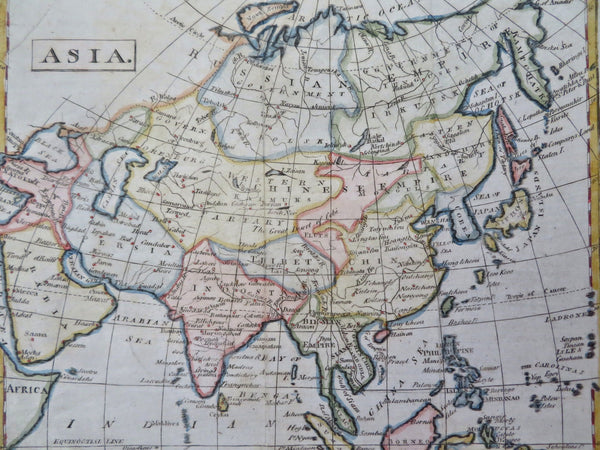 Asia Arabia China British India Japan Company's Land 1805 engraved map