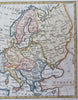 Europe Ottoman Empire Austria-Hungary Poland Scandinavia France Germany 1805 map