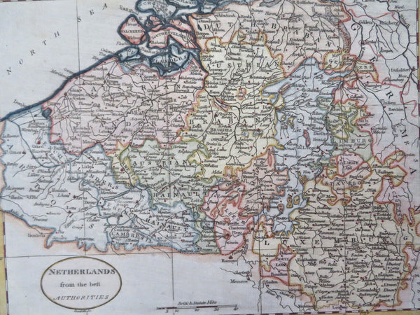 Belgium Netherlands Luxembourg Flanders 1796 Amos Doolittle Thomas & Andrews map