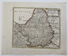 Arnhem Geldria Gelderland Holland Nederland c. 1770 Gravius de Lat old rare map