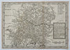 War of Spanish Succession Germany Bavaria Bohemia 1707 Moll antique battle map