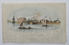 Navy Yard Washington D.C. Naval Ship 1868 Siebert miniature print