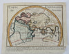 Ptolemy Ancient Geography Africa Europe Asia 1739 engraved historical map