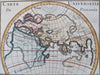 Ptolemy Ancient Geography Africa Europe Asia 1739 engraved historical map