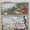 Eclipse View Greek Islands Balkans Illyria 1739 Bourgoin scarce miniature map