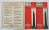 New York City Knott Hotels Tourist Brochure c. 1930's Deco era city plan map