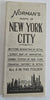 New York City Norman's Tourist Maps Midtown Manhattan c. 1950's brochure