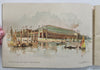 Chicago World's Fair 1893 Columbian Exhibition Tourist chromo color souvenir bk