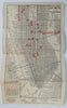 Knott Hotels New York City map c. 1930's Deco era city plan for tourists