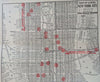 Knott Hotels New York City map c. 1930's Deco era city plan for tourists