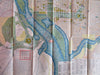 Washington D.C. Sesquicentennial Celebration Tourist Info 1950 Esso cartoon map