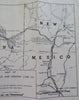 New Mexico & Arizona Land Co. Mining Rights Map 1961 informational leaflet