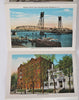 Portsmouth New Hampshire Tourism Sight Seeing City Plan c. 1920's Lot x 2 Items