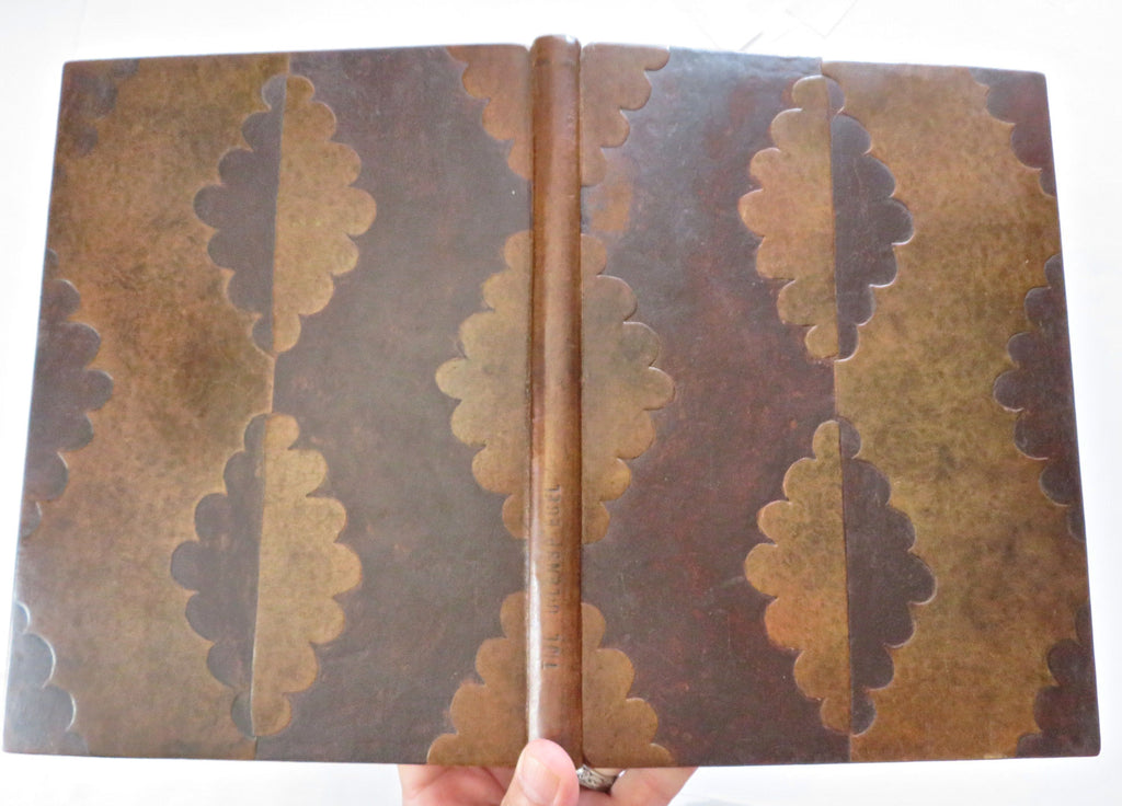 Tijl Uilenspiegel Owl-Mirror c. 1905 Ramberg custom leather book illustrated