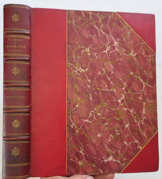 Birds of Cambridge Massachusetts Ornithology 1906 Brewster author inscribed book