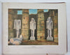 Luxor Egypt Tourist Souvenir Ancient Ruins Nile c. 1905 color 48 views album