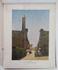 Luxor Egypt Tourist Souvenir Ancient Ruins Nile c. 1905 color 48 views album