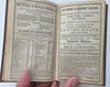 Boston Almanac w/ map 1867 Period Advertising & Business Directory City Plan